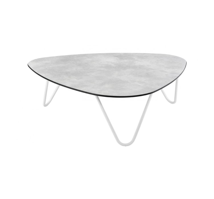 Кавовий стіл COCOON Kaolin Table Ciment1